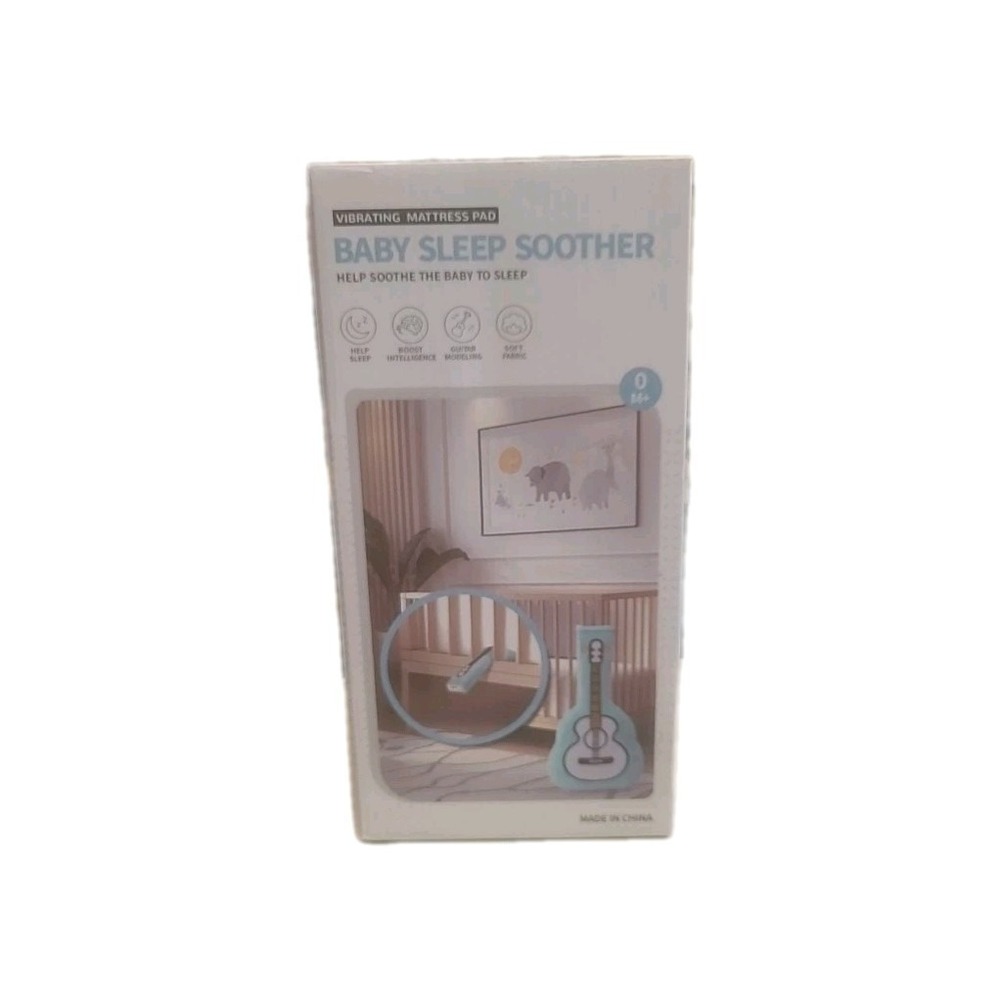NEW Chicway Vibrating Mattress Pad Baby‎ Sleep Soother Plush Guitar